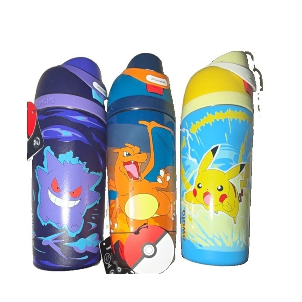 Pokemon Owala Gengar Charizard and Pikachu